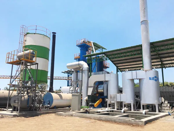 installation of asphalt plant Indonesia