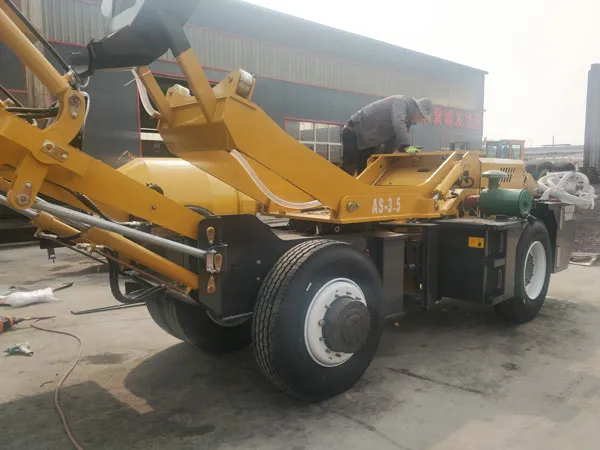3.5 cubic meter self loading concrete mixer