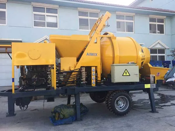 ABJZ30C diesel concrete mixer pump