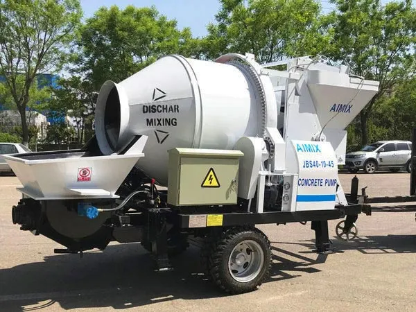 ABJZ40D electric concrete mixer pump