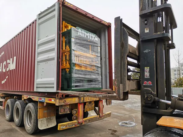 ABM-4S automatic interlocking bricks machine