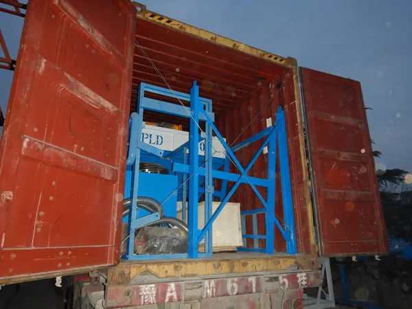 delivery of concrete batching machine