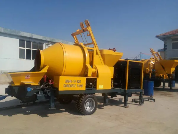 ABJZ40C diesel concrete mixer pump Nigeria