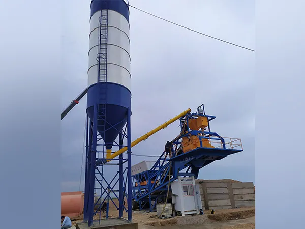 installation of Small Concrete Batch Plant In Namangan Uzbekistan