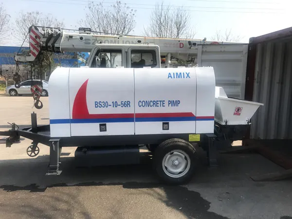 diesel powered concrete pump