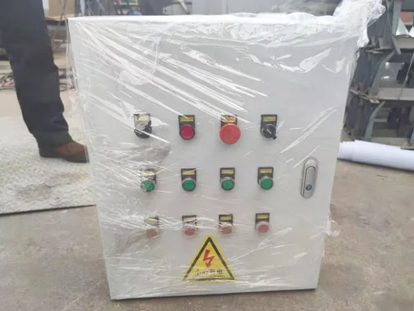 control panel of adhesive machine