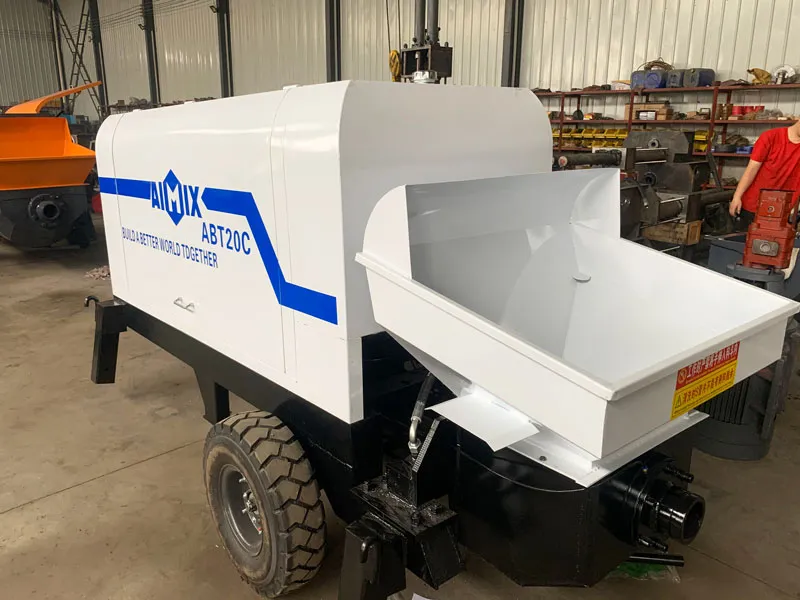 ABT20C diesel concrete pump to Indonesia