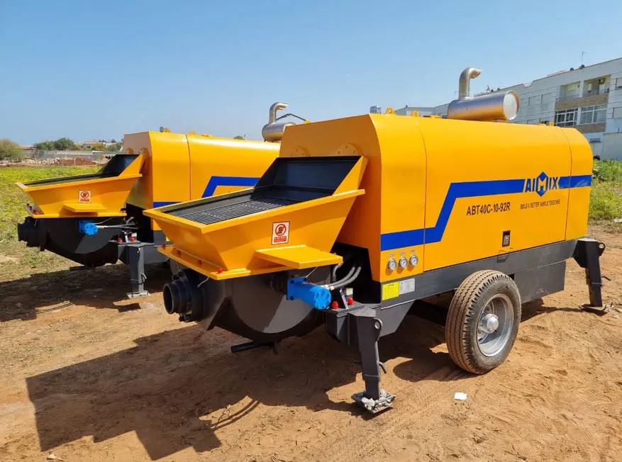 concrete pumps in Morocco