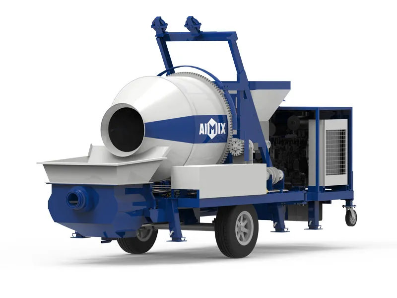 ABJZ40C diesel engine concrete mixer and pump Kenya