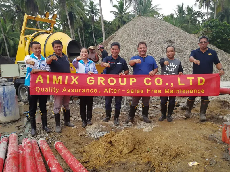 ABJZ40C concrete mixer pump for flood control