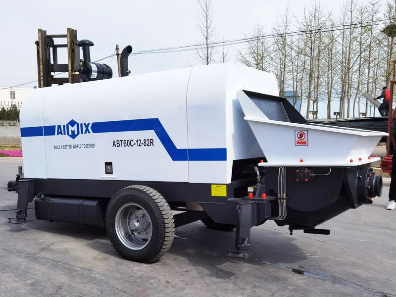 ABT60C concrete trailer pump in Sri Lanka