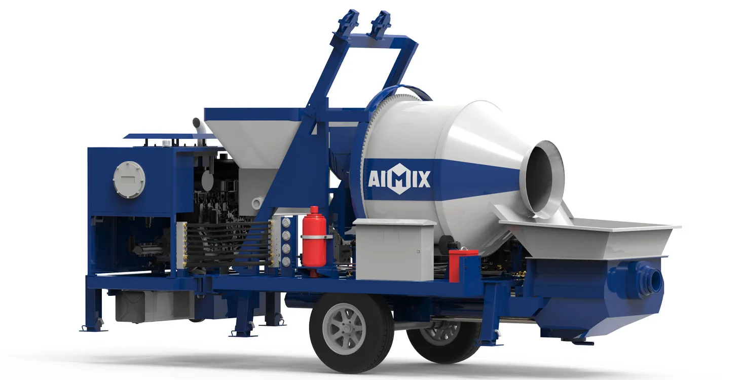 AIMIX concrete mixer and pump for Sri Lanka