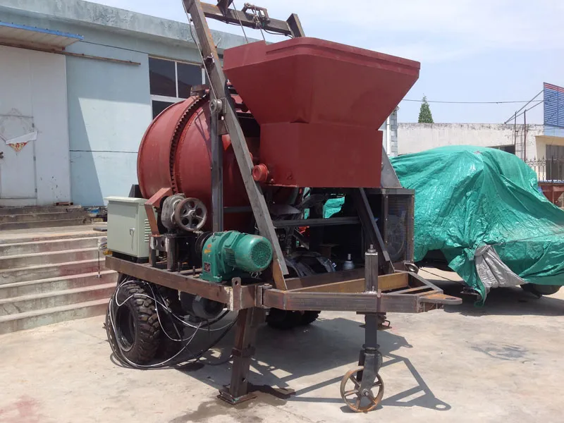 concrete mixer pump without painting