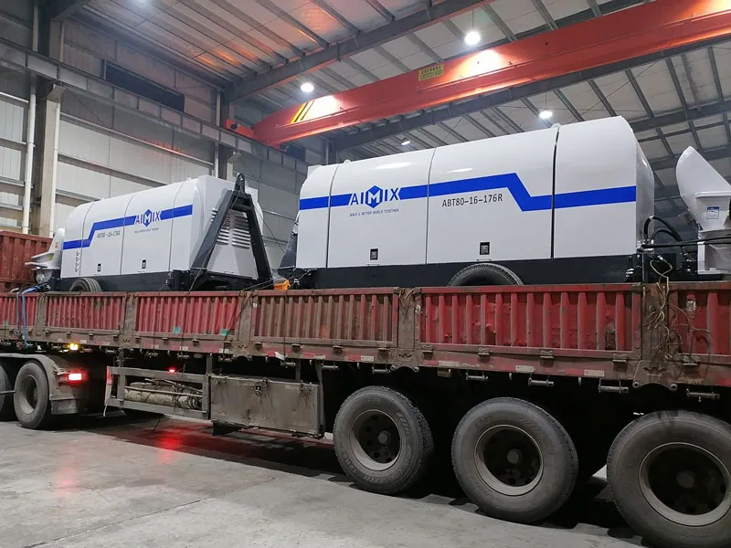 concrete pumps exported to Sri Lanka