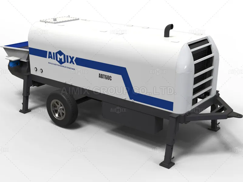 concrete trailer pump for Sri Lanka
