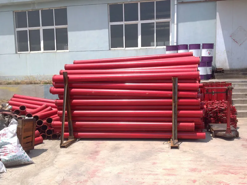 pipelines of concrete pump