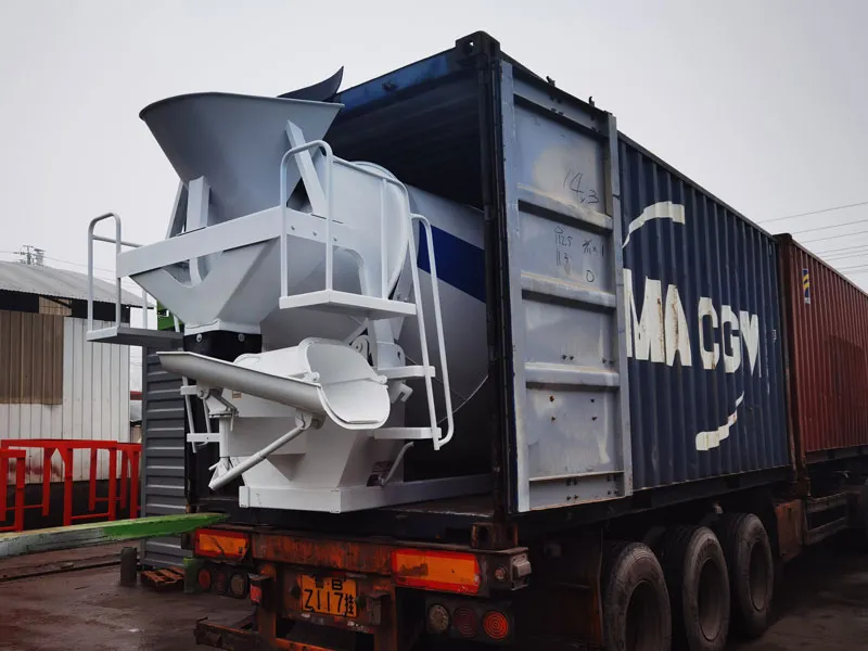 concrete mixer tank was exported to Indonesia