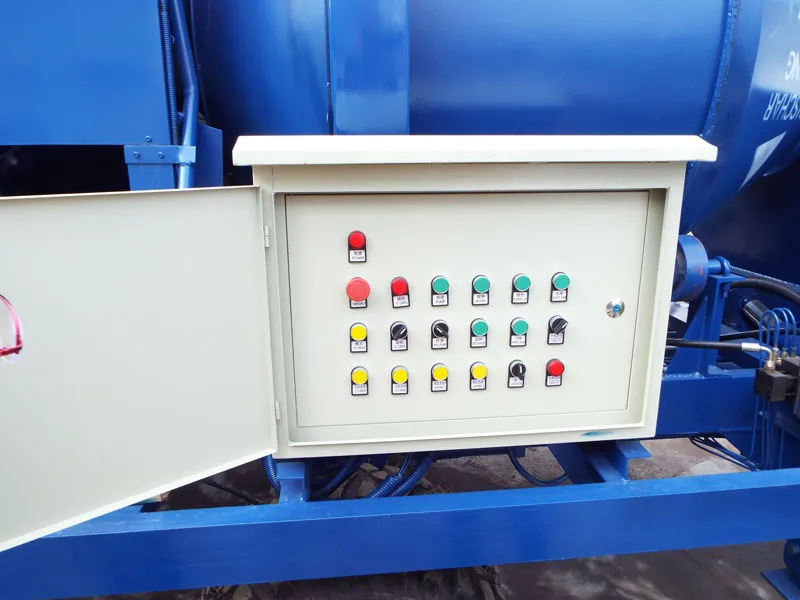 electrical control system of concrete mixer pump