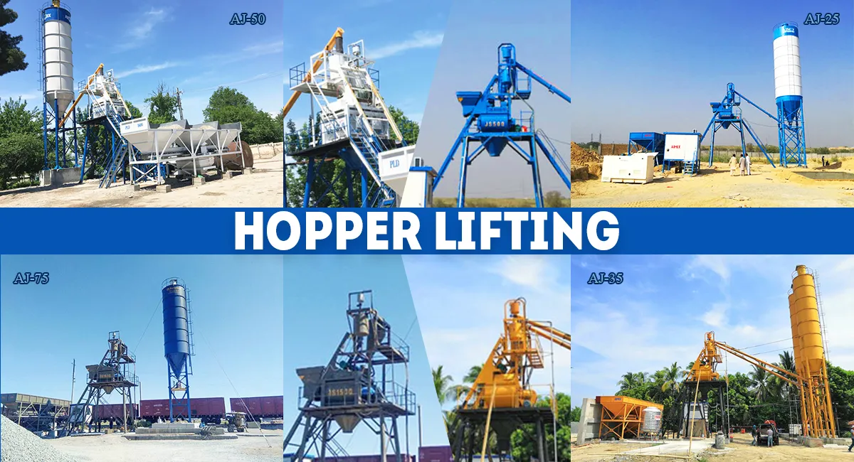 hopper type batching plants