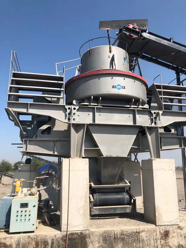 APV-1145 vsi crusher in operation