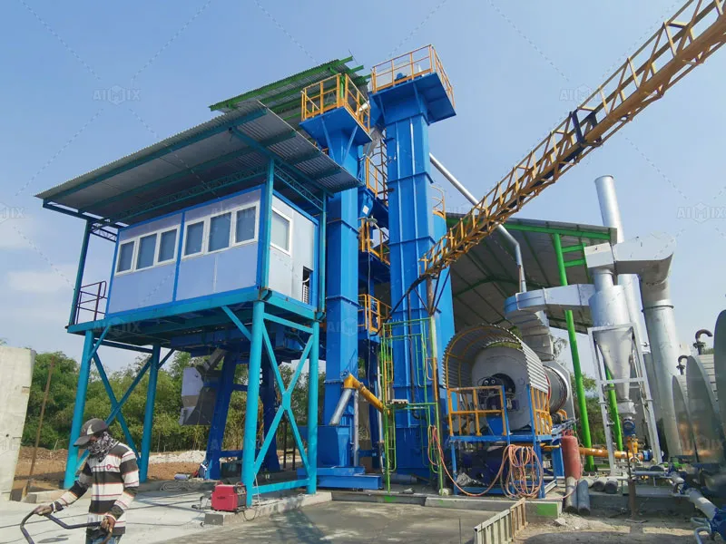 ALQ100 asphalt plant in Indonesia