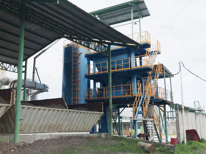 ALQ100 asphalt plant was installed in Indonesia