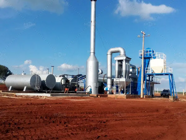 ALT80 aspahlt drum mix plant