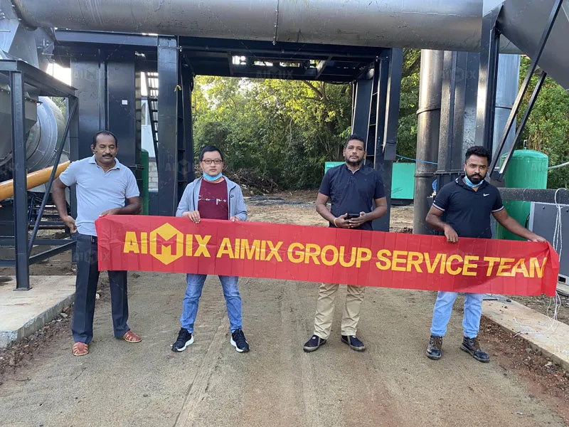 stationary asphalt batching plant in Sri Lanka