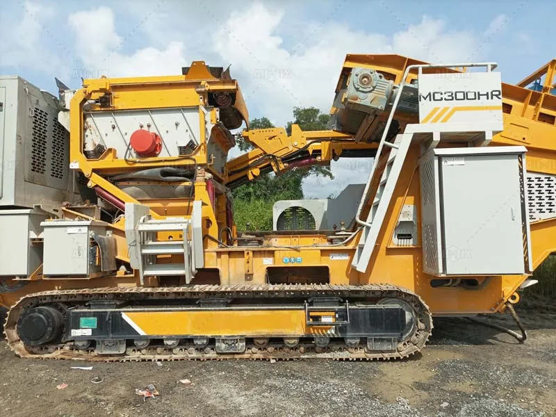 AIMIX crawler mobile cone crusher Malaysia