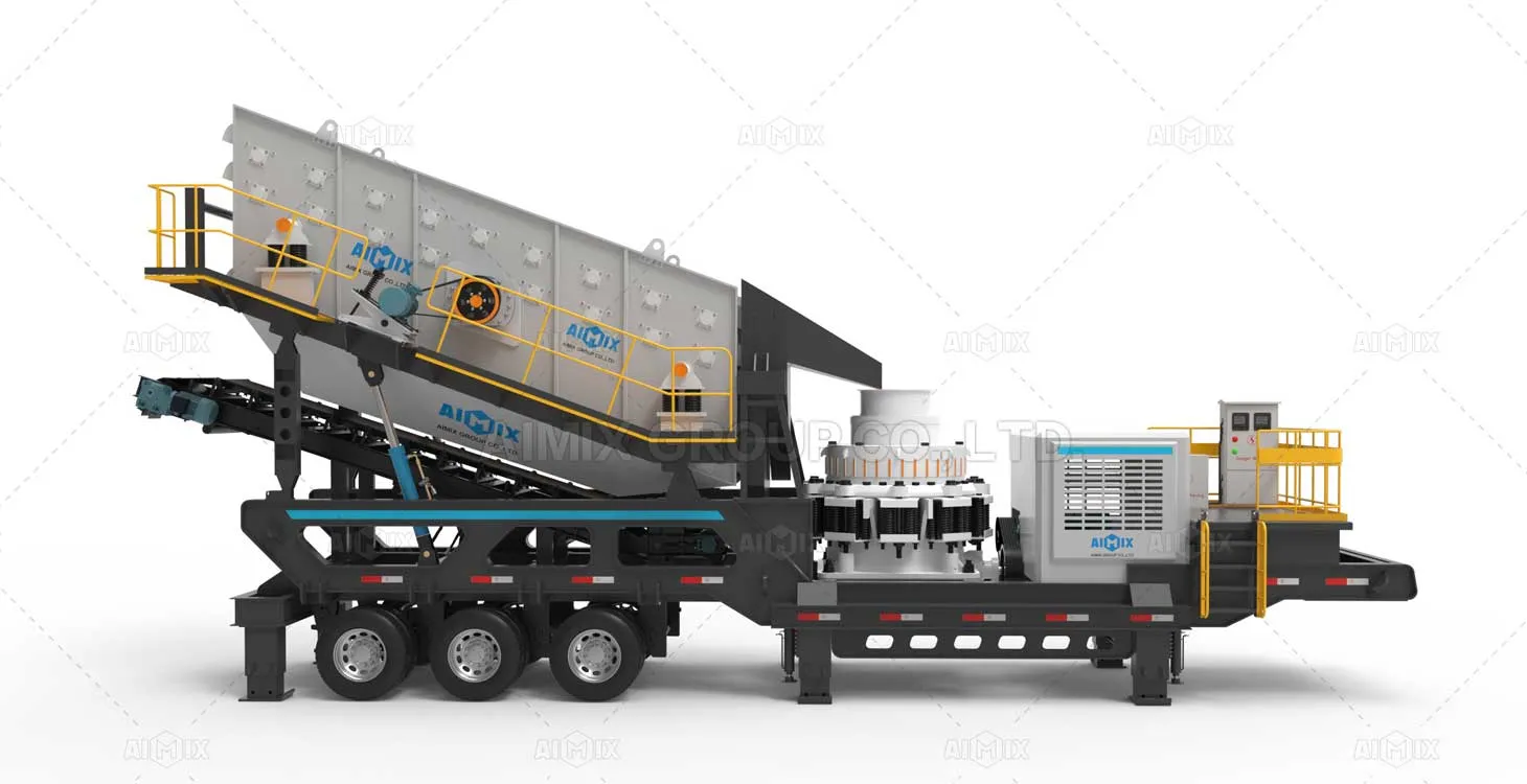 cone-type mobile crusher plant