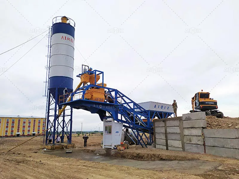 AJY 35 mobile concrete plant