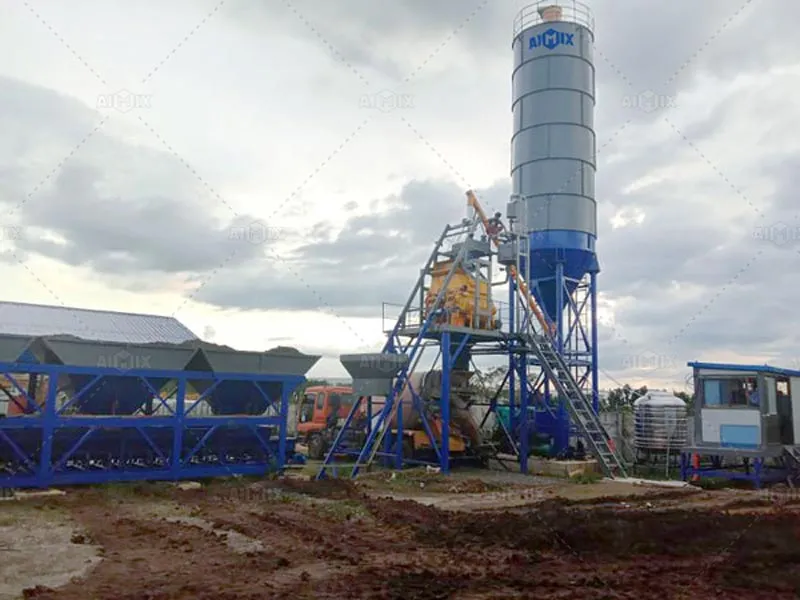 AJ 75 wet batching plant in the Philippines