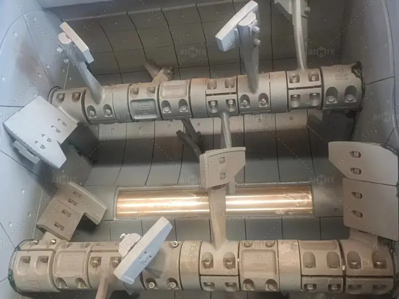 329 Production Process of aj75 batching plant stationary