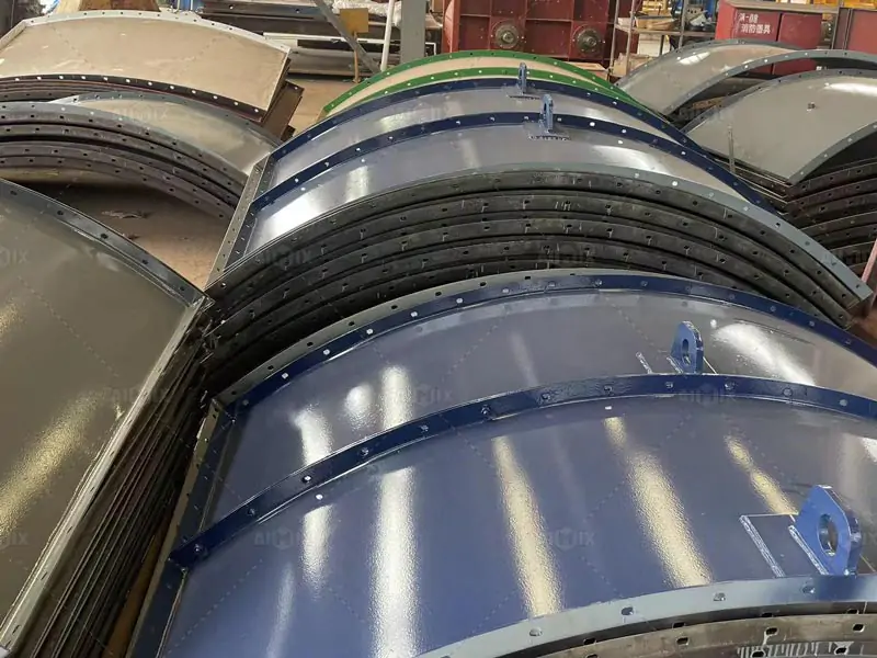 407 Production Process of aj75 stationary batching plant