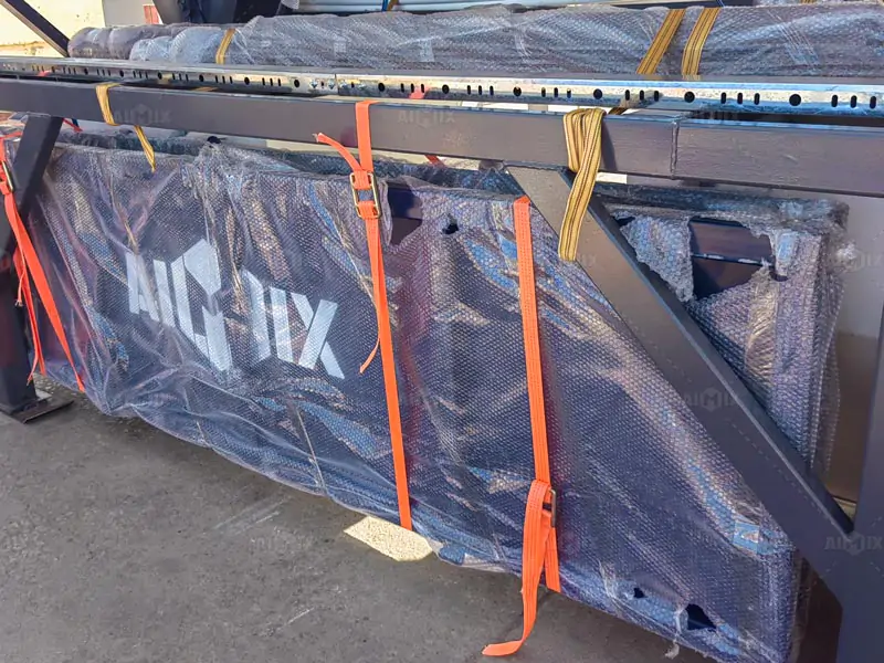 Packaging and Shipment of aj75 concrete batching plant
