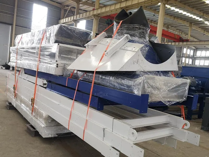 Preparation of Shipment aj35 stationary concrete batching plant