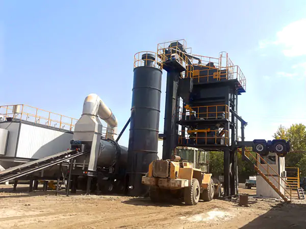 60 tph mobile asphalt batching plant