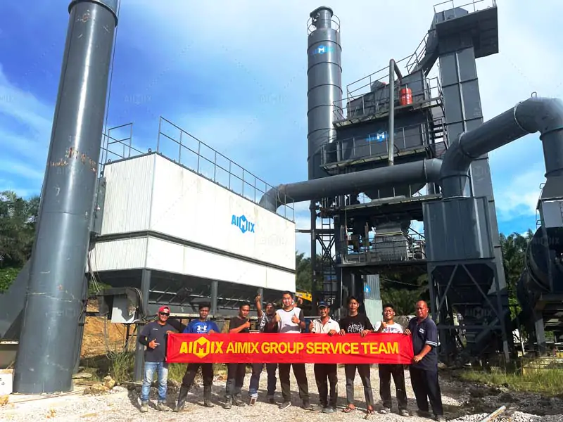 120 tph asphalt plant in Malaysia