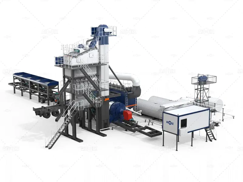 ALYQ Series mobile asphalt batch plant
