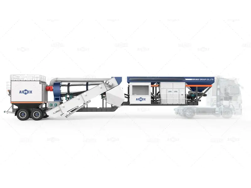 ALYZ simple integrated portable asphalt plant in Nigeria