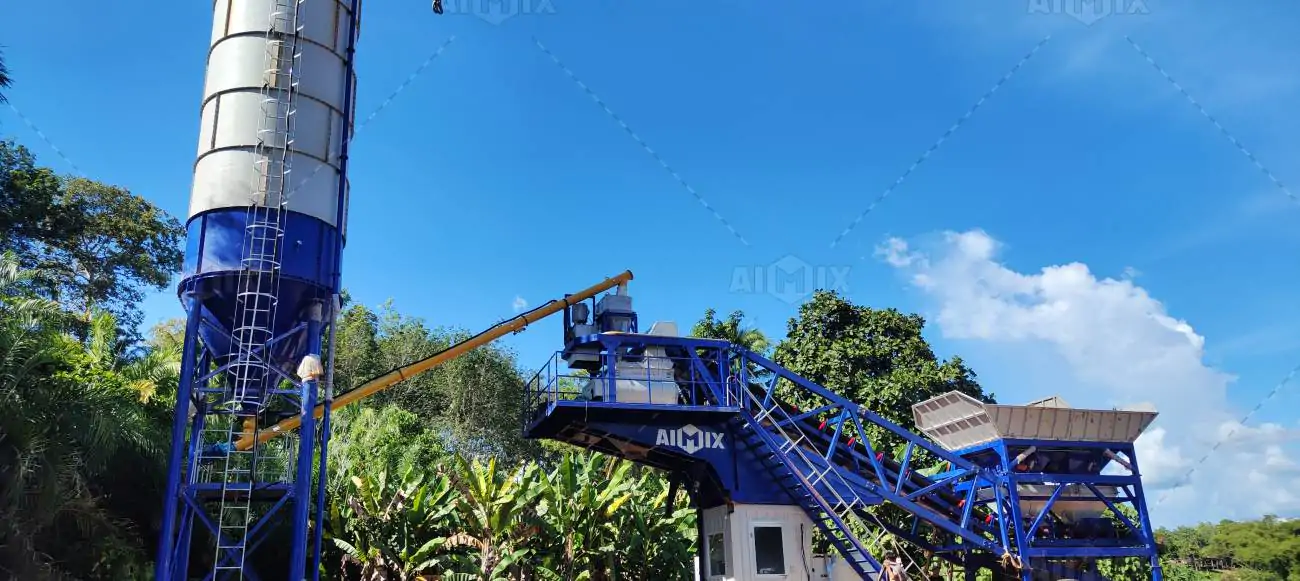 AJY35 mobile batching plant for sale in Malaysia