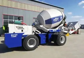 AS-3.5 hydraulic concrete mixer in Argentina