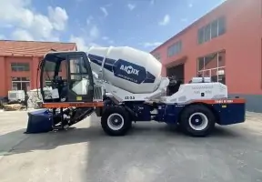 AS-3.5 hydraulic concrete mixer in Mexico