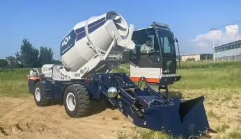 AS-3.5A hydraulic concrete mixer in Ethiopia