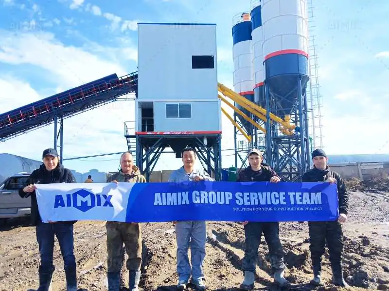 service team for batch plant maintenance