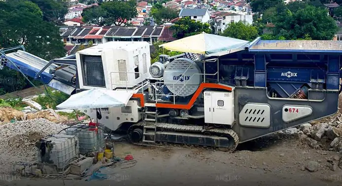 stone crusher in Indonesia for road construction