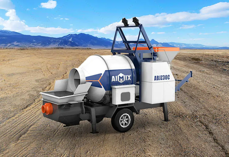 30c Drum Mixer Type Mini Concrete Pump