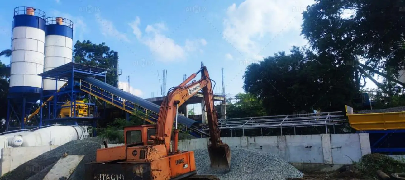 AJ60 batching plant in the Philippines