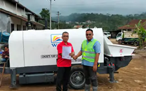 Indonesia Concrete Pump Trailer Collaboration