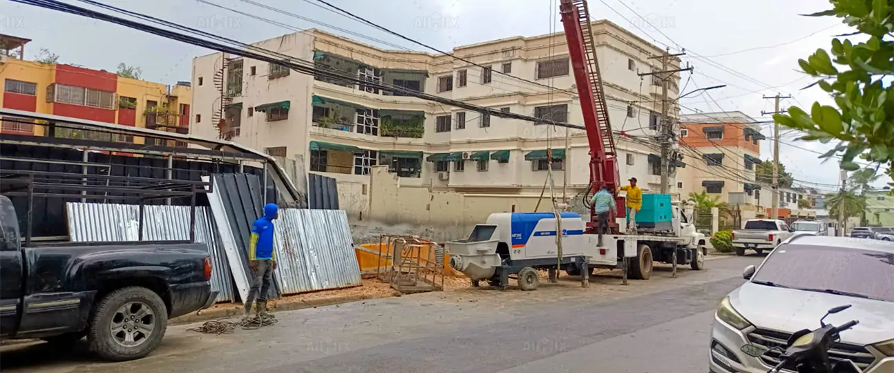 abt30 Trailer Mini Concrete Pump for Dominica